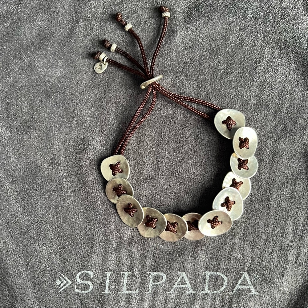 Silpada B2012 Button up Bracelet